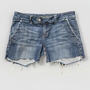 American Eagle Woman's Size 8 Jean Shorts Vintage Low Rise Cutoff 31x5